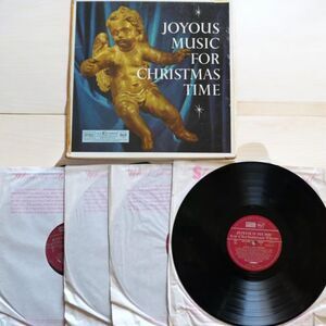 1963 Readers Digest RD 45-M - Joyous Music For Christmas Time 4 LP Records, MINT